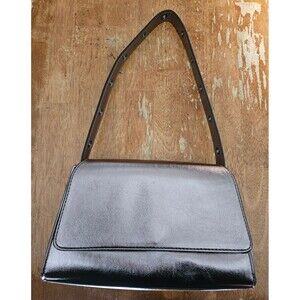Simply Vera Wang Metallic Silver Purse Shoulder Bag